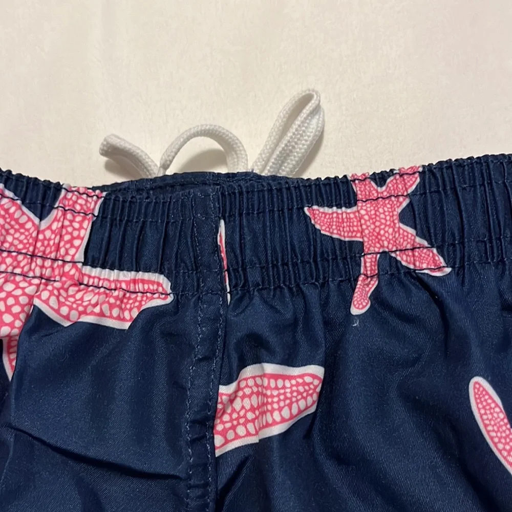 Kanu Surf navy/pink starfish swim trunks